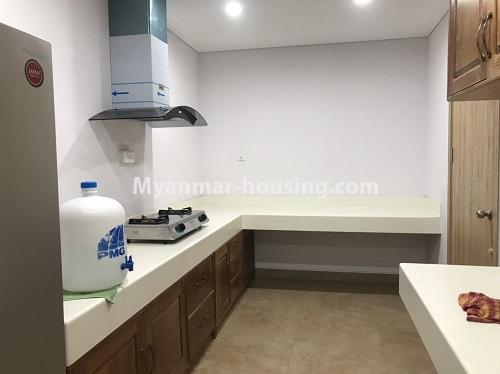 Myanmar real estate - for rent property - No.4190 - Hilltop Vista condo room for rent in Ahlone! - kitchen