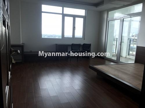 Myanmar real estate - for rent property - No.4193 - Condo room for rent in Yankin! - master bedroom