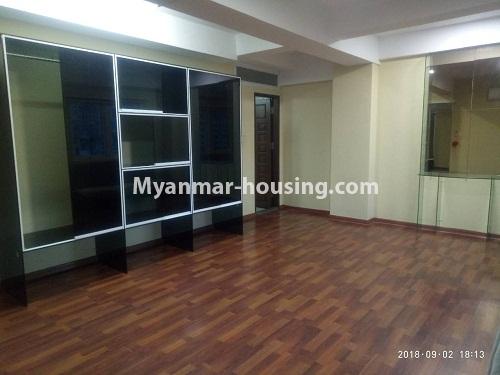 Myanmar real estate - for rent property - No.4195 - New condo room for rent in Botahtaung! - anohter view of master bedroom