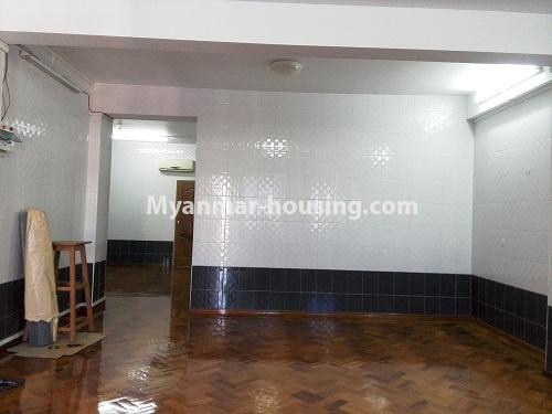 Myanmar real estate - for rent property - No.4197 - New condo room for rent in Botahtaung! - living room