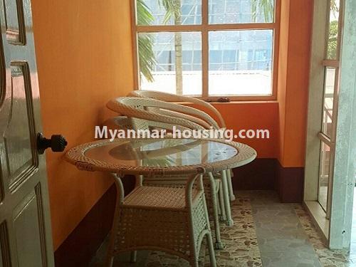 Myanmar real estate - for rent property - No.4200 - Landed house for rent in Kamaryut. - Outside View
