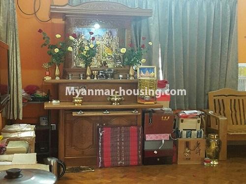 Myanmar real estate - for rent property - No.4200 - Landed house for rent in Kamaryut. - Sarine room