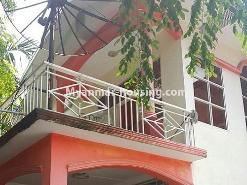 Myanmar real estate - for rent property - No.4200 - Landed house for rent in Kamaryut. - Outside view