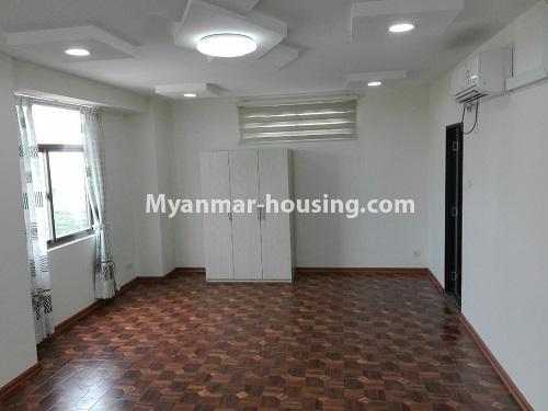 ミャンマー不動産 - 賃貸物件 - No.4201 - A good Condominium for rent in Bahan. - bed room