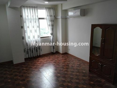 ミャンマー不動産 - 賃貸物件 - No.4201 - A good Condominium for rent in Bahan. - bed room