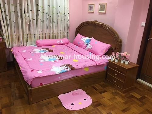ミャンマー不動産 - 賃貸物件 - No.4207 - Pearl Condo room for rent in Bahan! - master bedroom