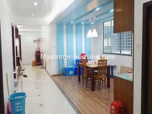 缅甸房地产 - 出租物件 - No.4207 - Pearl Condo room for rent in Bahan! - dining area