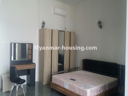 Myanmar real estate - for rent property - No.4210 - Nice penthouse for rent in Downtown. - master bedroom