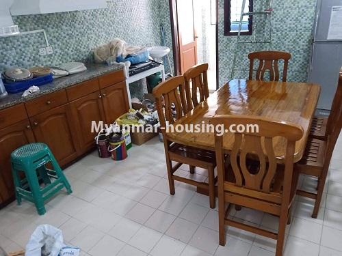Myanmar real estate - for rent property - No.4212 - Condo room for rent in 9 Mile Ocean! - dining are and kitchen