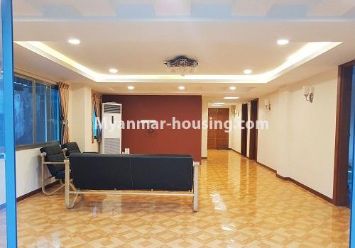 Myanmar real estate - for rent property - No.4215 - Condo room for rent in Sa mone Street, Dagon! - living room