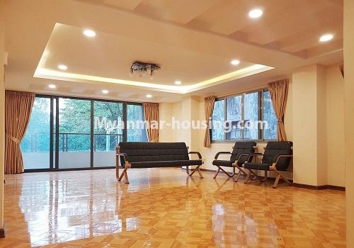 Myanmar real estate - for rent property - No.4215 - Condo room for rent in Sa mone Street, Dagon! - living room