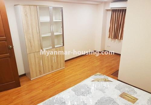 ミャンマー不動産 - 賃貸物件 - No.4215 - Condo room for rent in Sa mone Street, Dagon! - master bedroom