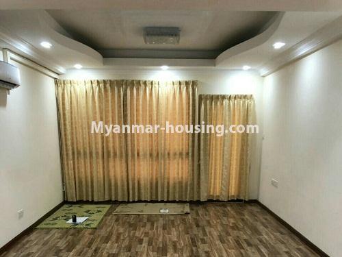 Myanmar real estate - for rent property - No.4217 - Condo room for rent in Hlaing! - living room view