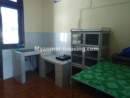 Myanmar real estate - for rent property - No.4218 - Apartment for rent closed to Hledan Junction! - kitchen view