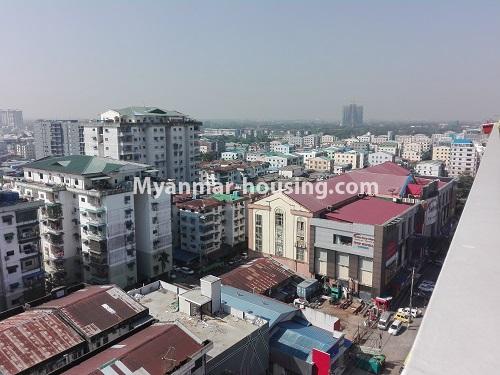 Myanmar real estate - for rent property - No.4219 - New Condo Penthouse for rent in Hlaing! - outside view