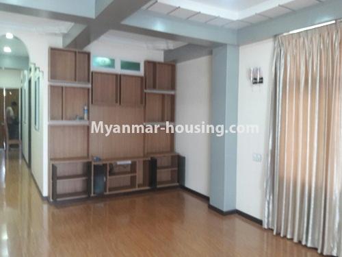 Myanmar real estate - for rent property - No.4220 - Condo room for rent near Myaynigone, Sanchaung! - living room 