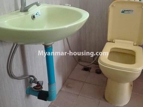 Myanmar real estate - for rent property - No.4221 - Landed house for rent in F.M.I, Hlaing Thar Yar - compound bathroom view