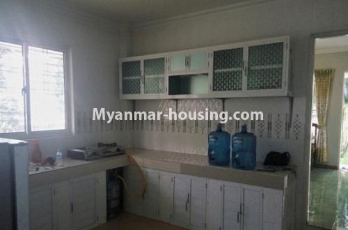 Myanmar real estate - for rent property - No.4222 - Landed house for rent in F.M.I, Hlaing Thar Yar - kitchen view