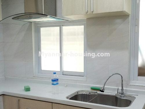Myanmar real estate - for rent property - No.4223 - Condo room for rent in Downtown! - kitchen view
