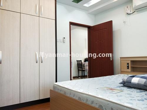 Myanmar real estate - for rent property - No.4224 - Condo room for rent in Tarmway! - master bedroom view