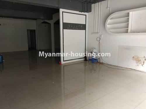 Myanmar real estate - for rent property - No.4225 - Ground floor for office or training class in Lanmadaw! - inside view