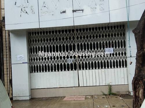 Myanmar real estate - for rent property - No.4225 - Ground floor for office or training class in Lanmadaw! - outside view