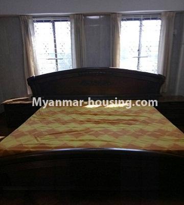 ミャンマー不動産 - 賃貸物件 - No.4226 - Condo room for rent in University Yeik Mon Condo, Bahan! - master bedroom