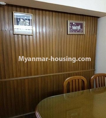 Myanmar real estate - for rent property - No.4226 - Condo room for rent in University Yeik Mon Condo, Bahan! - dining area