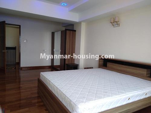 Myanmar real estate - for rent property - No.4227 - Nice condo room for rent in Ahlone! - master bedrom view