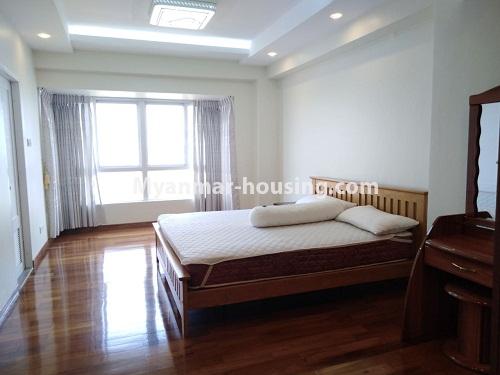 Myanmar real estate - for rent property - No.4228 - Nice condo room for rent in Ahlone! - master bedroom 1