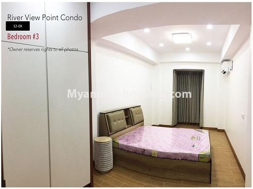 မြန်မာအိမ်ခြံမြေ - ငှားရန် property - No.4229 - အလုံတွင် အထပ်မြင့် ရှုခင်းကောင်း ကွန်ဒိုခန်း ငှားရန်ရှိသည်။  - master bedroom view
