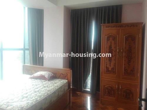 Myanmar real estate - for rent property - No.4231 - New condo Room for rent in the heart of Yangon! - another master bedroom
