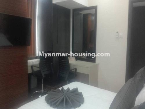 Myanmar real estate - for rent property - No.4232 - New condo Room for rent in the heart of Yangon! - another bedroom view