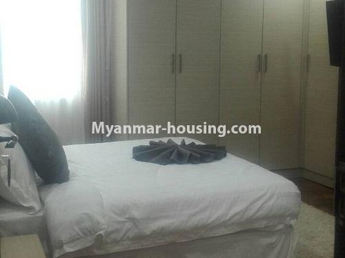 Myanmar real estate - for rent property - No.4232 - New condo Room for rent in the heart of Yangon! - another bedroom view