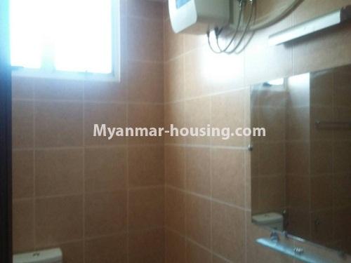 Myanmar real estate - for rent property - No.4233 - Condo room for rent in Downtown! - another bathroom view