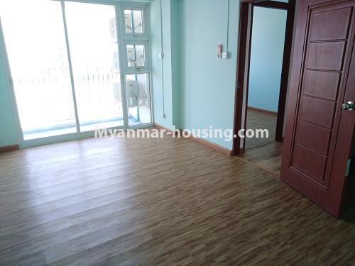 Myanmar real estate - for rent property - No.4234 - New condo room for rent in Dagon Seikkan! - View of the bed room