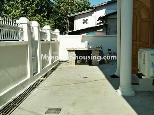 ミャンマー不動産 - 賃貸物件 - No.4236 - Landed House for rent in Thuwana, Thin Gan Gyun Township. - free space in of compound