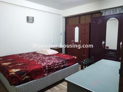 Myanmar real estate - for rent property - No.4237 - Apartment for rent in Bahan! - bedroom view