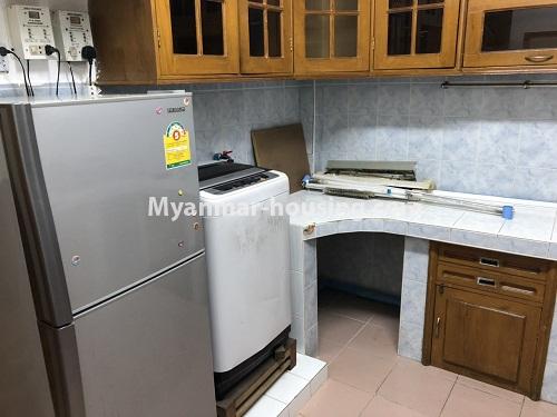 Myanmar real estate - for rent property - No.4241 - Condo room in Pyay Road Sein Gay Har, Dagon! - kitchen view
