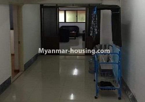 Myanmar real estate - for rent property - No.4243 - Condo room for rent in Botahtaung! - hall view