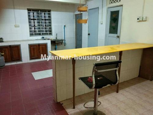 Myanmar real estate - for rent property - No.4244 - 12.	Apartment for rent in Sanchanung! - kitchen area