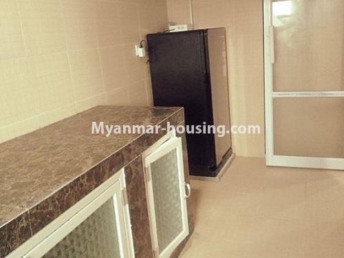 Myanmar real estate - for rent property - No.4248 - I Green Condo room for rent in Hlaing! - kitchen view