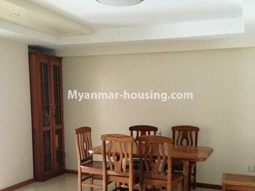 မြန်မာအိမ်ခြံမြေ - ငှားရန် property - No.4249 - White Cloud ကွန်ဒိုတွင် အခန်းငှားရန်ရှိသည်။ dining area