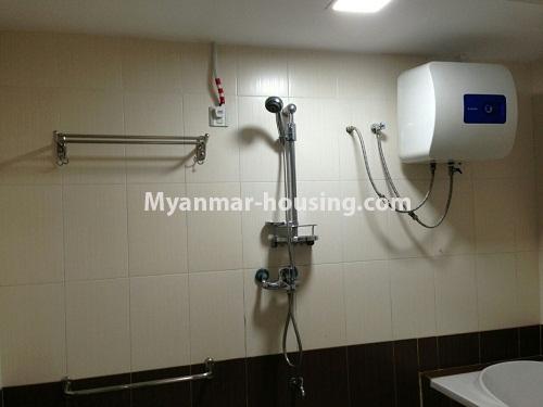 Myanmar real estate - for rent property - No.4249 - Condo room for rent in White Cloud Condo Township. - bathroom