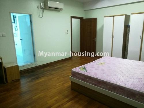 缅甸房地产 - 出租物件 - No.4250 - Stadium View Condo room for rent in Mingalar Taung Nyunt! - master bedroom