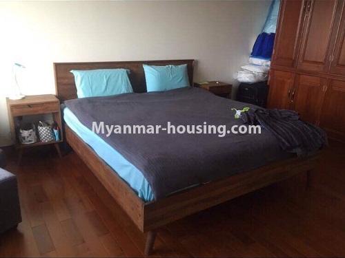 ミャンマー不動産 - 賃貸物件 - No.4251 - Condo room for rent in Crystal Residence in Sanchaung! - bedroom view