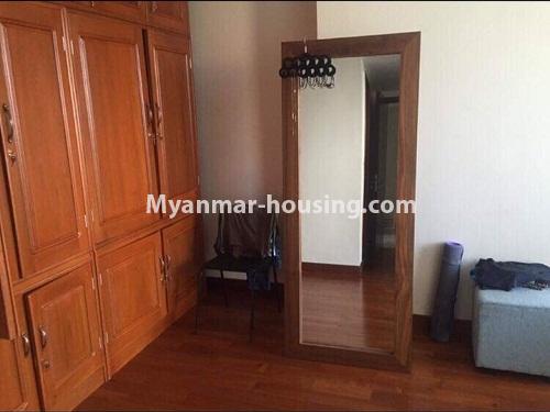 Myanmar real estate - for rent property - No.4251 - Condo room for rent in Crystal Residence in Sanchaung! - bedroom view