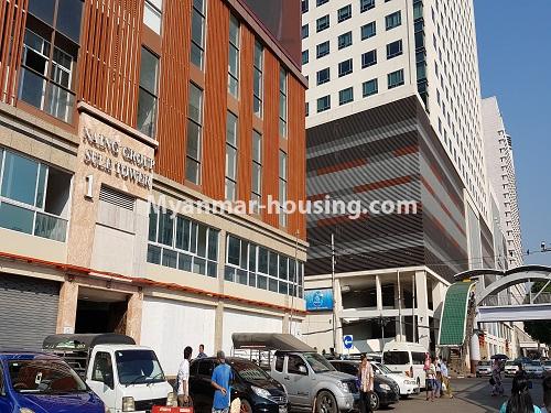 Myanmar real estate - for rent property - No.4252 - Studio Room for rent in Downtown. - building view
