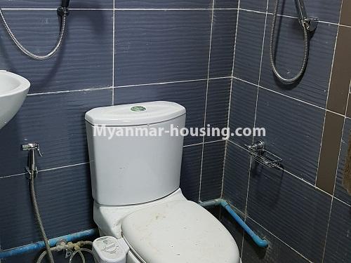 Myanmar real estate - for rent property - No.4252 - Studio Room for rent in Downtown. - bathroom