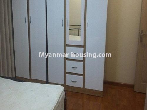 Myanmar real estate - for rent property - No.4253 - Classic Strand Condo Room for rent in Downtown. - master bedroom